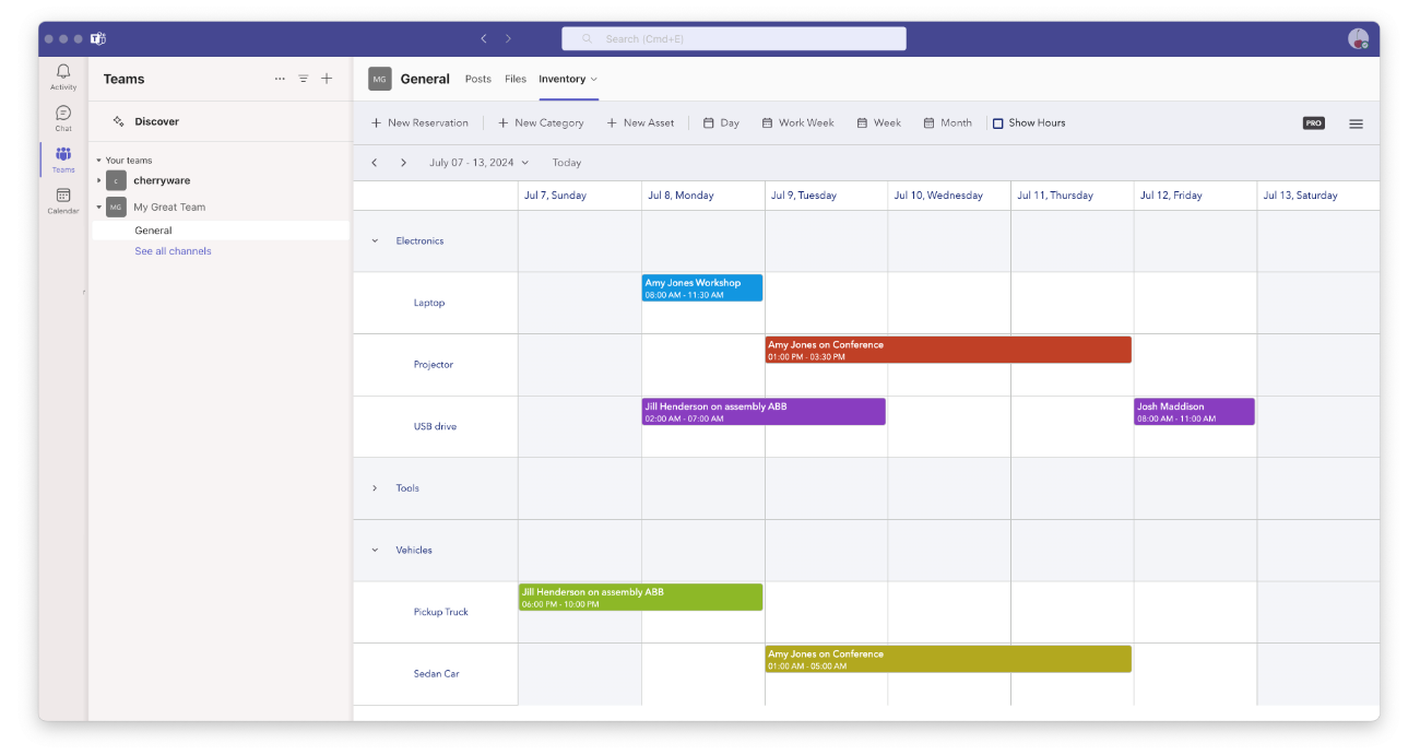 Expense Reimbursement for Microsoft Teams